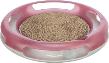 Katteleke 41415 Race & Scratch Plastikk/Klorematte i Papp Ø37cm Rosa