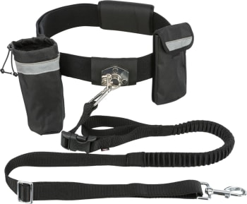 Joggeline 1275 Belte: 60-120cm/40mm Line: 1-1,35m 25mm Sort M-L Opptil 40Kg