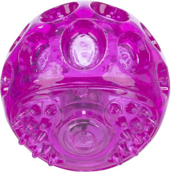 Hundeleke 33642 Blinkende Ball i TPR Gummi 6cm