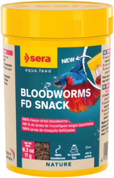 Fiskefor Sera FD Mygglarver 100 ml. 1140