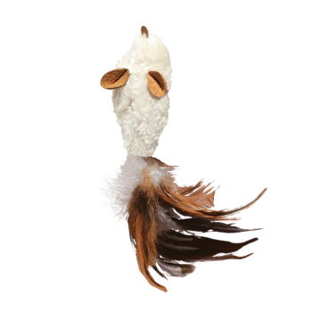 Katteleke KONG Refillables Feather Mouse