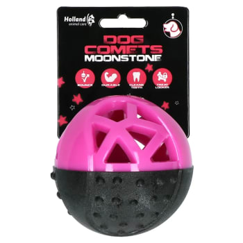 Dog Comets Moonstone Treat Ball Pink