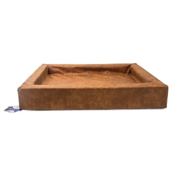 Let's Sleep Comfy Cushion Dog Basket L Cognac
