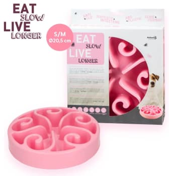 Eat Slow Live Longer Original Pink S