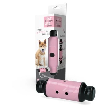 Eat Slow Live Longer Feed & Treat Roller Pink L