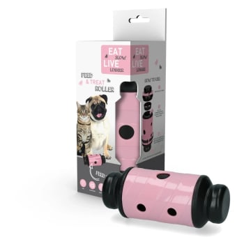 Eat Slow Live Longer Feed & Treat Roller Pink S