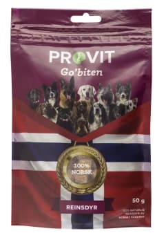 PROVIT Frysetørket Reinsdyr Lever 50g Hund (Kart pris 10stk)