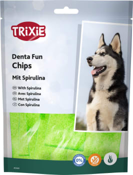 Tyggechips Dentafun 100g M/Spirulina (6stk)