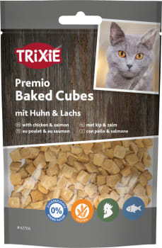 Premio Baked Cubes M/Kylling & Laks 50g (6stk)