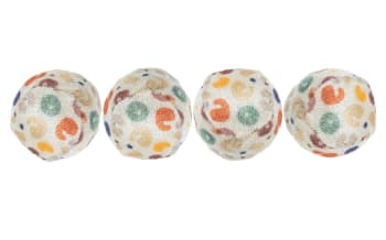 Katteleke 4109 Leopardballer 4stk