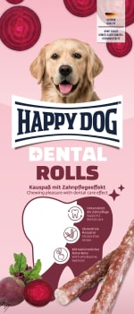 Happy Dog Dental Snacks Rolls 148g