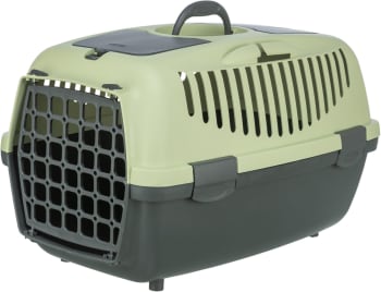Transportk. Capri 2 XS/S Mørkegrå/Pastell Grønn 55x37x34cm Max 8Kg