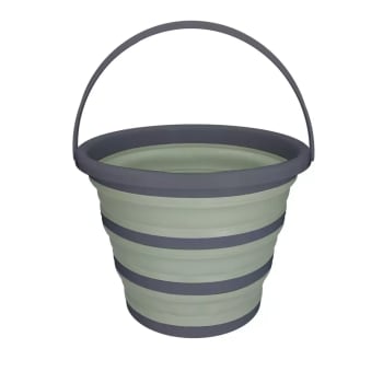 Excellent Horse Bucket Foldable Green/Gray