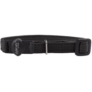 Collar Cat Luna Cowleather black