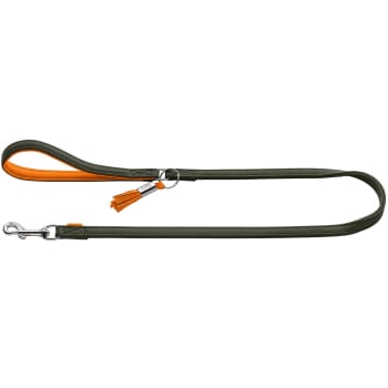 Leash Portofino 20/110 Cowleather olive green/orange
