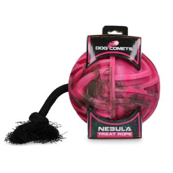 Dog Comets Nebula Treat Rope Pink