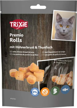 Premio Chicken & Tuna Rolls M/Tunfisk & Kylling 50g (6stk)