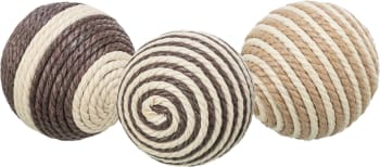 Katteleke 45805 Sisal baller Brun/Beige Ø4,5cm