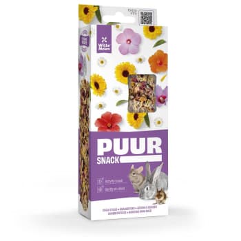Puur Chew Sticks Gnager M/Hibiskus, Kamomille og Ringblomst 2stk/80g
