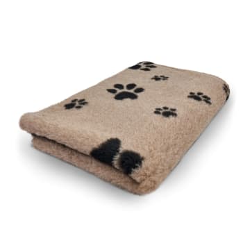 VetBed Nonslip Beige M/Brune Poter 100x75cm