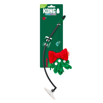 Juleleke KONG Holiday Cat Connects Window Mistletoe
