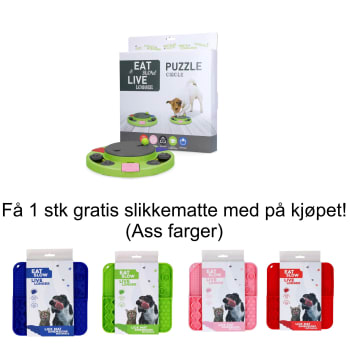 Eat Slow Live Longer Puzzle Circle
