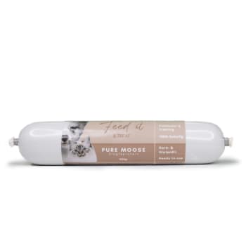 Hunde/Kattepølse Feed'it & Treat Pure Elg 400g