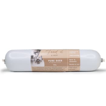Hunde/Kattepølse Feed'it & Treat Pure Hjort 800g