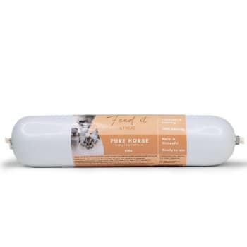 Hunde/Kattepølse Feed'it & Treat Pure Hest 800g