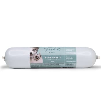 Hunde/Kattepølse Feed'it & Treat Pure Kanin 800g