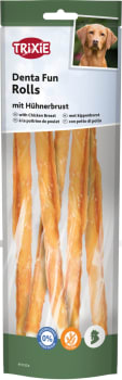 Denta Fun Rolls M/Kylling 4x30g 26cm