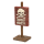 Akv. Pynt 234-464649 Warning Sign - Danger Mines 4x3,2x10,1cm