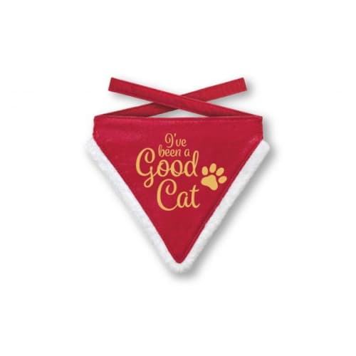 Julebandana 42777 I`ve Been a Good Cat Rød S