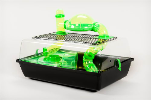 Hamsterbur Alex M/Plastikkrør 58x38x25cm