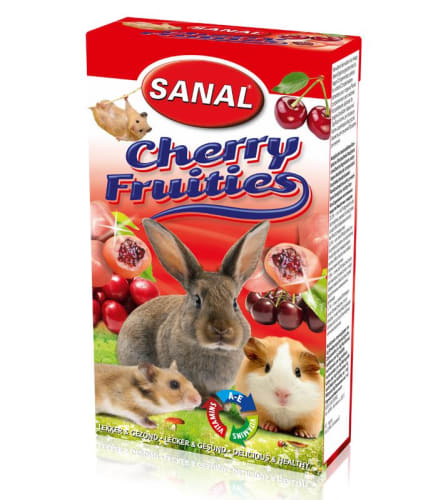 Sanal Gnager Cherry Fruities Drops 50g (Pk pris 7stk)