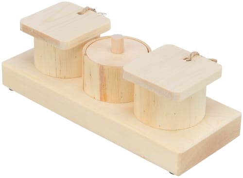 Aktiviseringsleke 62821 Snack Cups i Tre 15x4,5x6cm