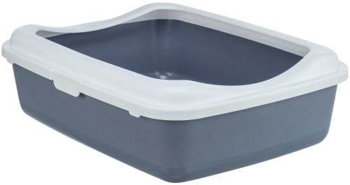 Kattebakke 40187 Classic M/Kant Lilla/Hvit 48x37x15cm