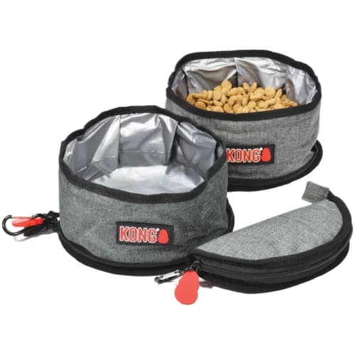 KONG Fold-Up Double Bowl