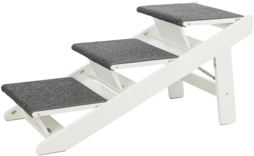 Petwalk Trapp 39462 MDF Hvit 44x46x106cm Max 70kg Sammenleggbar