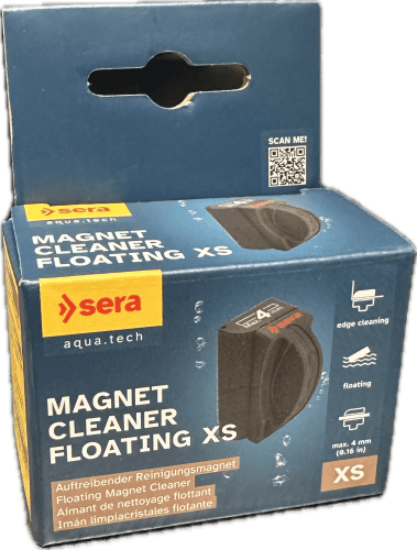 Sera Algemagnet XS 4mm Glass, Flyter