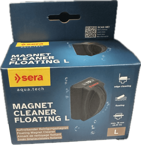 Sera Algemagnet L 10mm Glass, Flyter