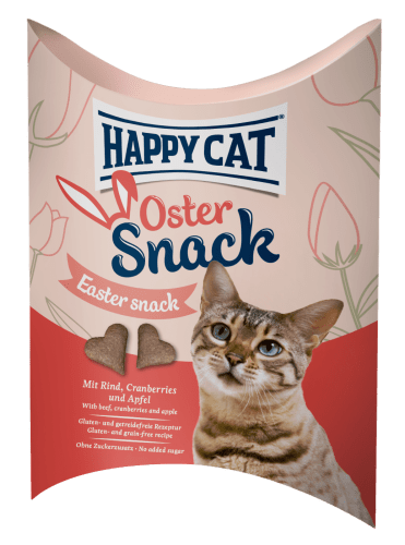 Happy Cat Påske Snacks M/Oksekjøtt, Tranebær & Eple 70g
