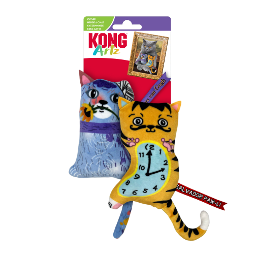 Katteleke KONG Artz Dali/van Gogh 2pk