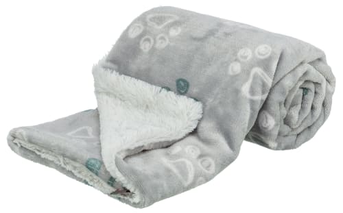 Hunde/Katteteppe 37614 Jimmy Softplysj 100x70cm Lysegrå