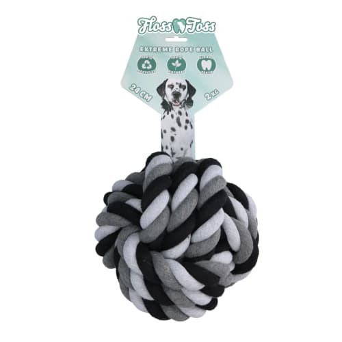 Floss Toss Dental Rope Exteme Ball - 24 cm
