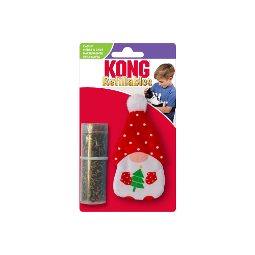 Juleleke KONG Holiday Cat Refillables Gnome