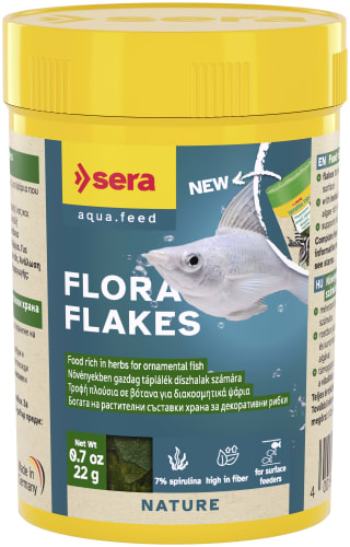 Fiskefor Sera Flora Flakes 100ml/22g