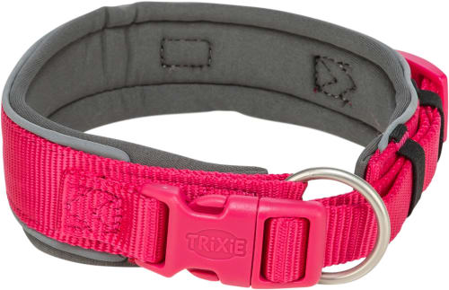 Halsb. Premium Extra Wide 1995611 33-42cm 35mm S-M Fuchia/Graphite