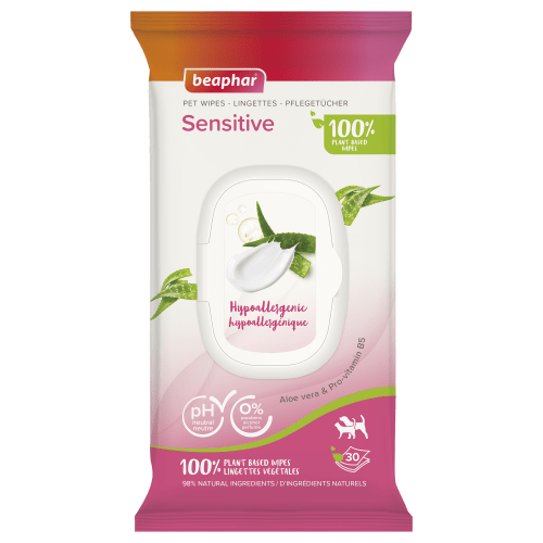Beaphar Bio Cosmetic Pet Wipes Sensitiv 30pk