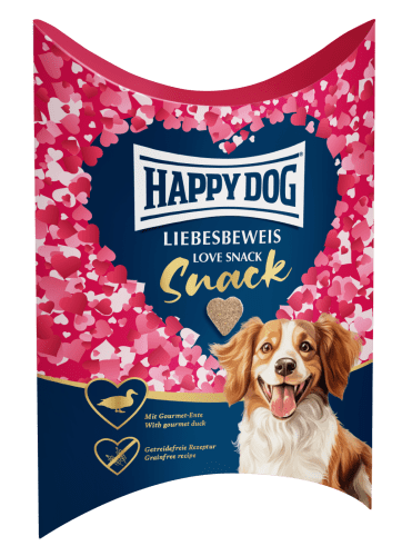 Happy Dog Love Snack Valentine M/And 100g